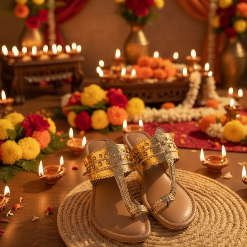 Gold Kolhapuris