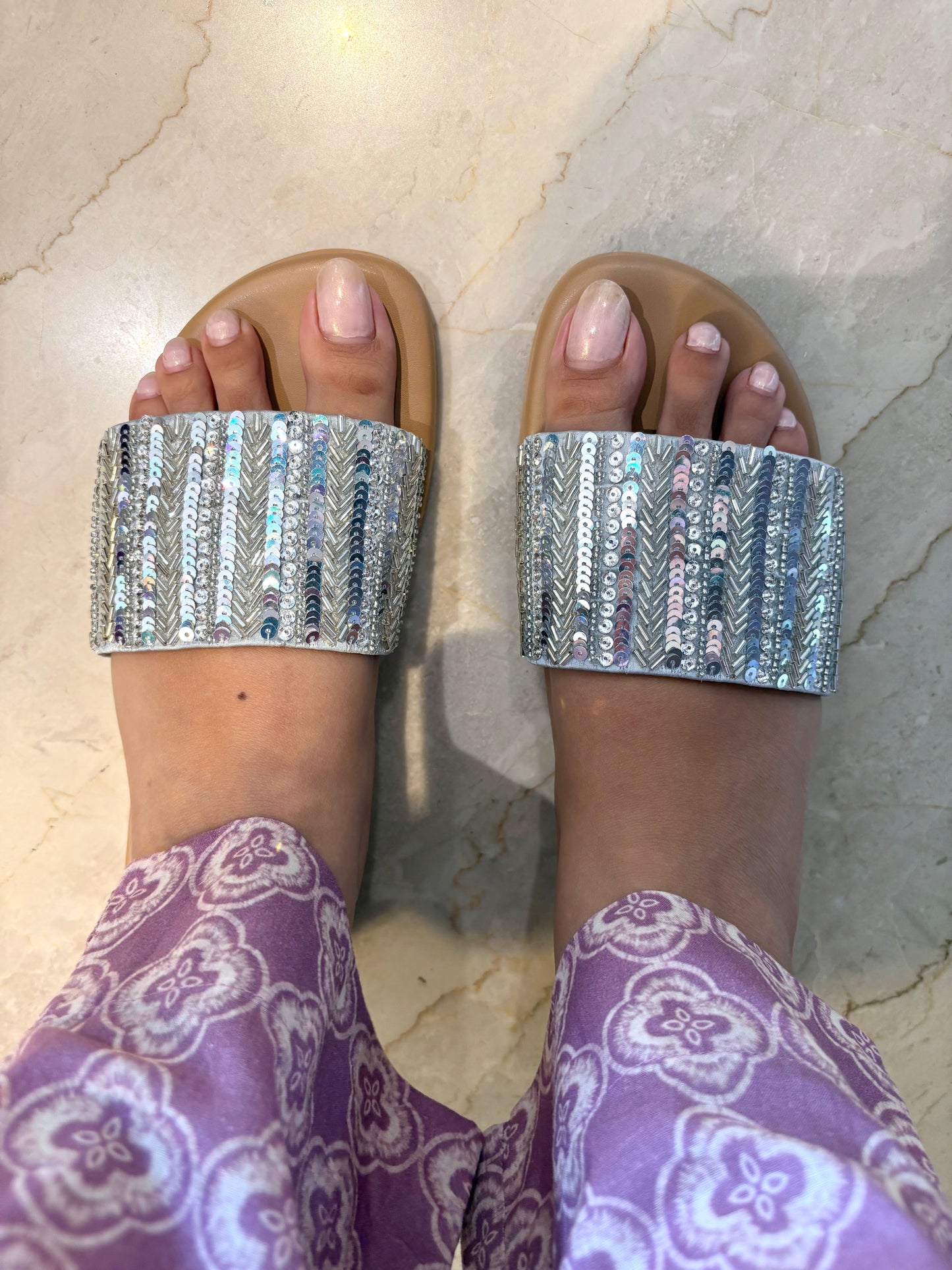 Stunning Silver Sliders